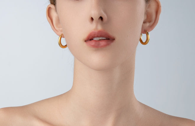 Classic Gold Hoop Earrings