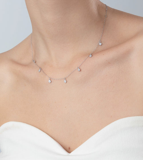 Four-Leaf Clover Diamond Necklace