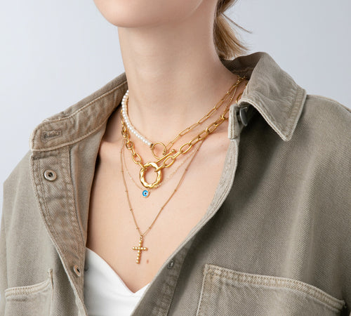 Bold Gold Chain Necklace