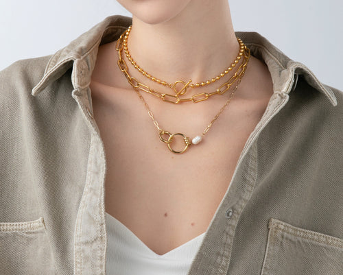 Bold Gold Chain Necklace