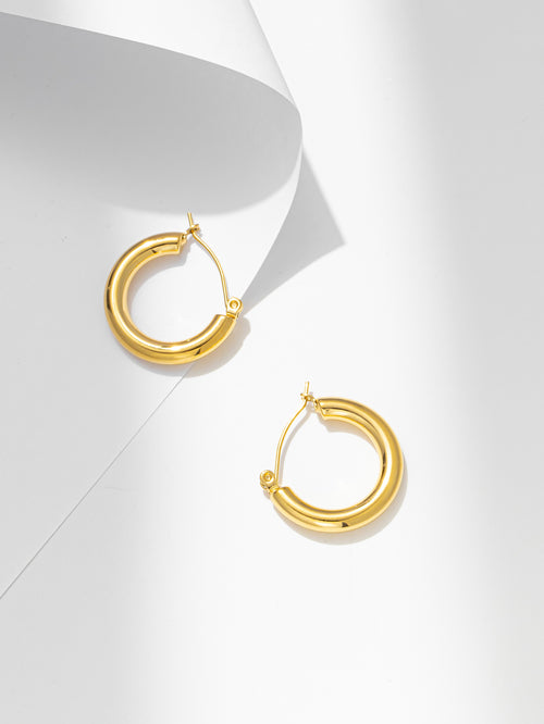 Classic Gold Hoop Earrings