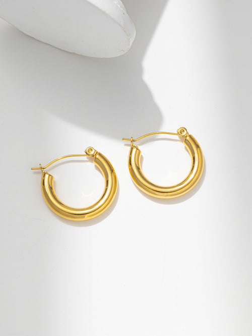 Classic Gold Hoop Earrings