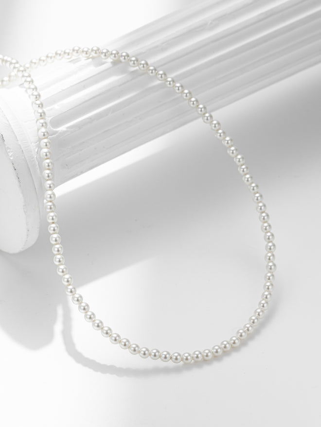 Classic 4mm Pearls Necklace