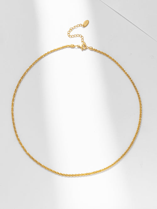 Gold Flake Necklace