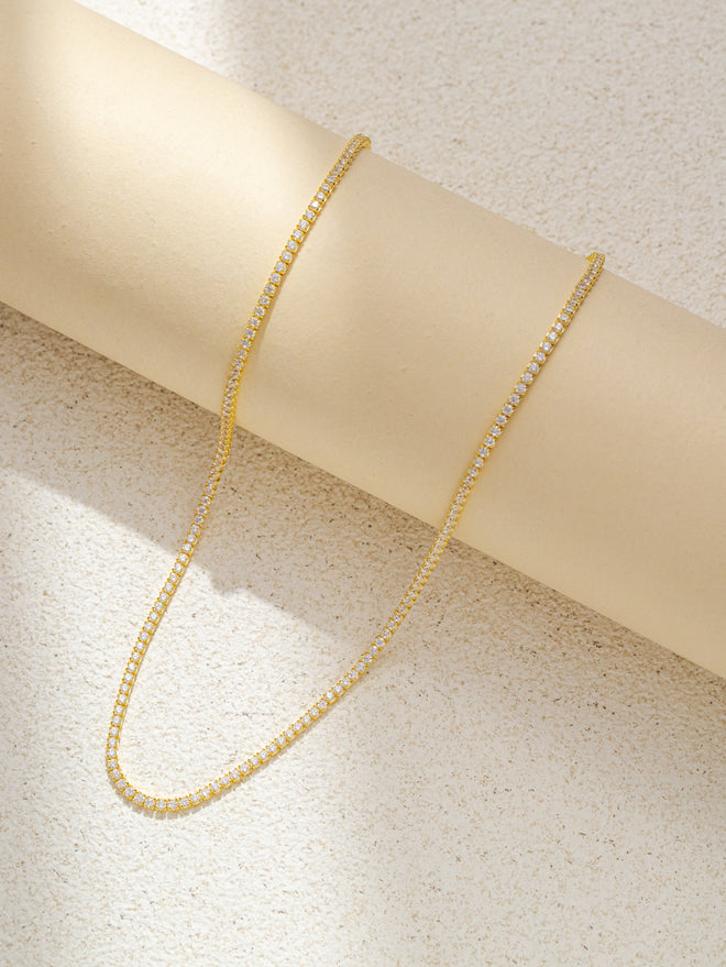 Tennis Zircon Chain Necklace