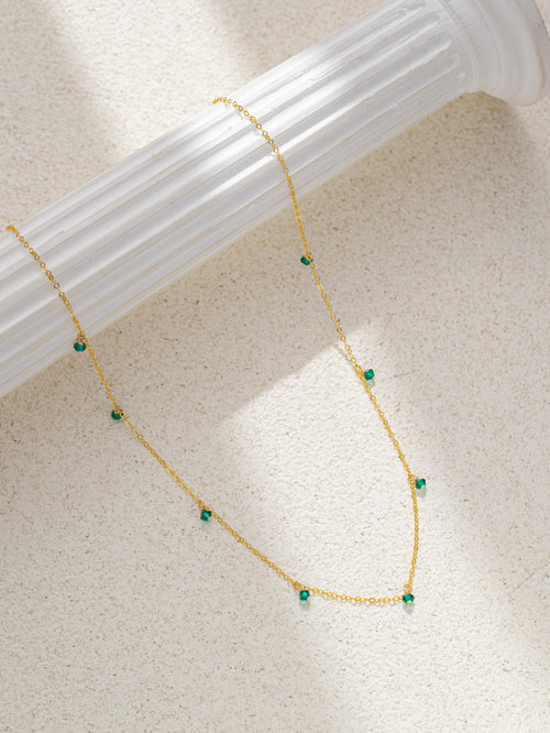 Green Crystal Choker