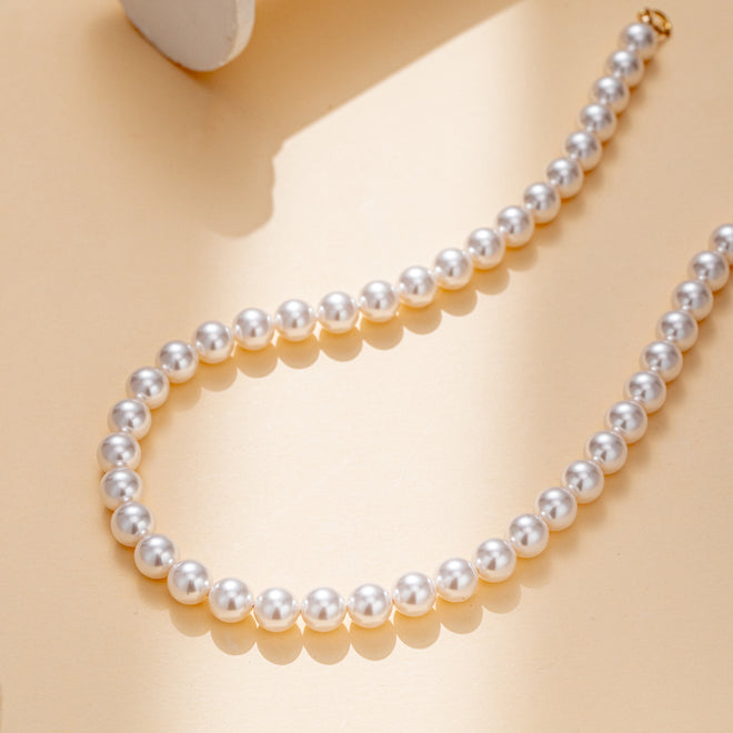 Classic 8mm Pearls Necklace