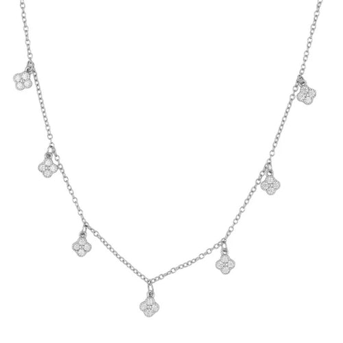 Four-Leaf Clover Diamond Necklace