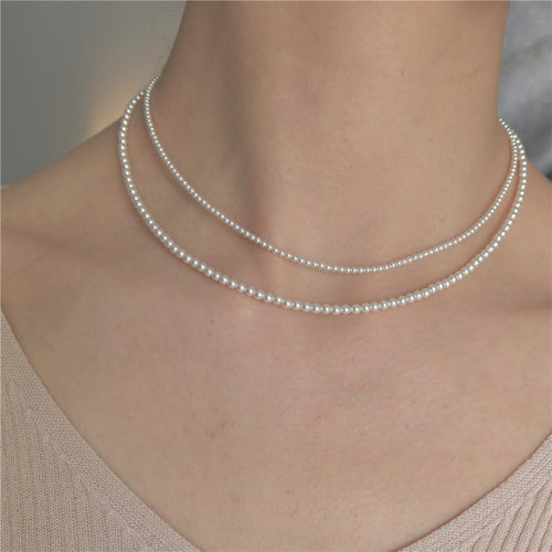 Classic 4mm Pearls Necklace