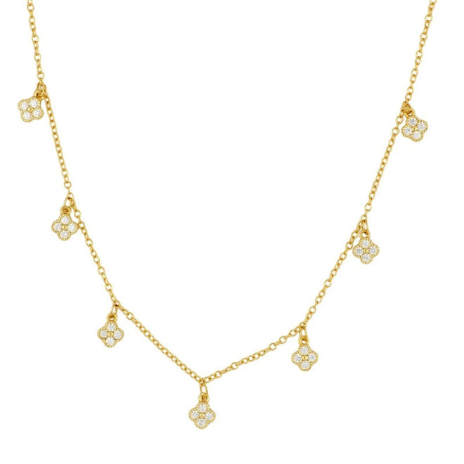 Four-Leaf Clover Diamond Necklace