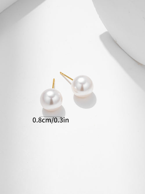 Pearl Earring with Sterling Silver Post