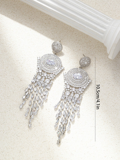 Sparkle Rhinestone Dangle Party Earring