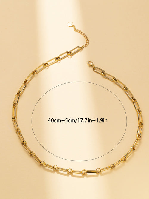 Classic Gold Hardware Chain Necklace