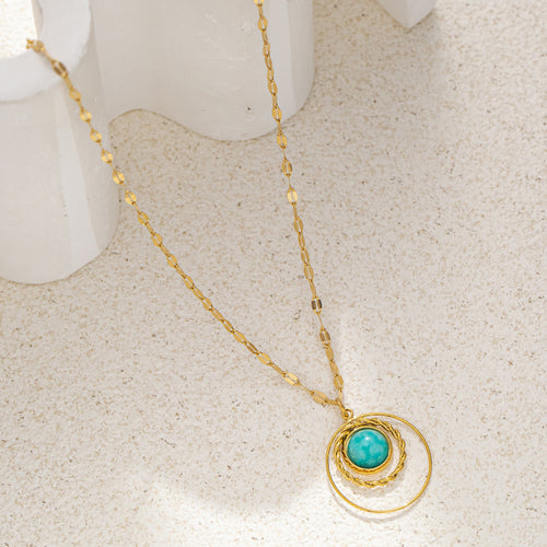 Turquoise Ring necklace