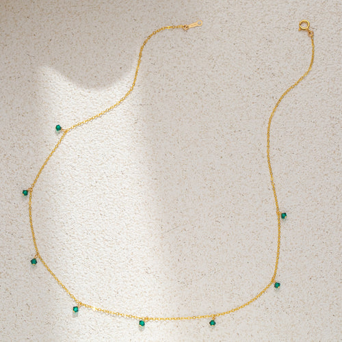 Green Crystal Choker