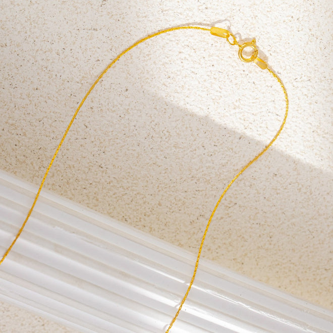 Thin 14k Gold Filled Necklace