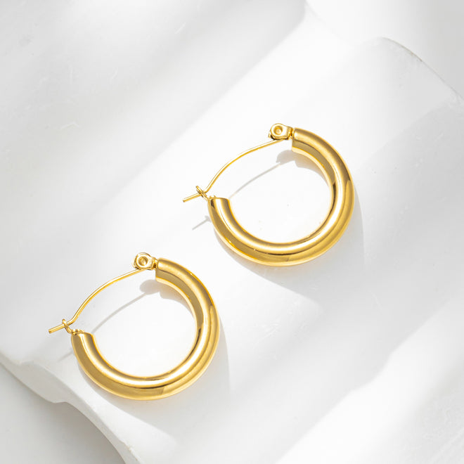 Classic Gold Hoop Earrings