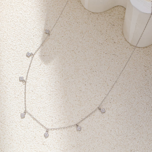 Four-Leaf Clover Diamond Necklace