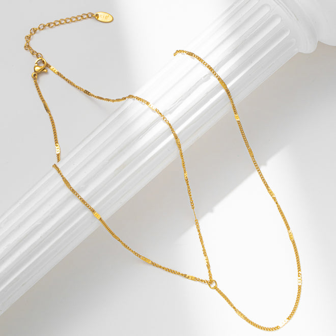 Thin Y-Shape Long Necklace